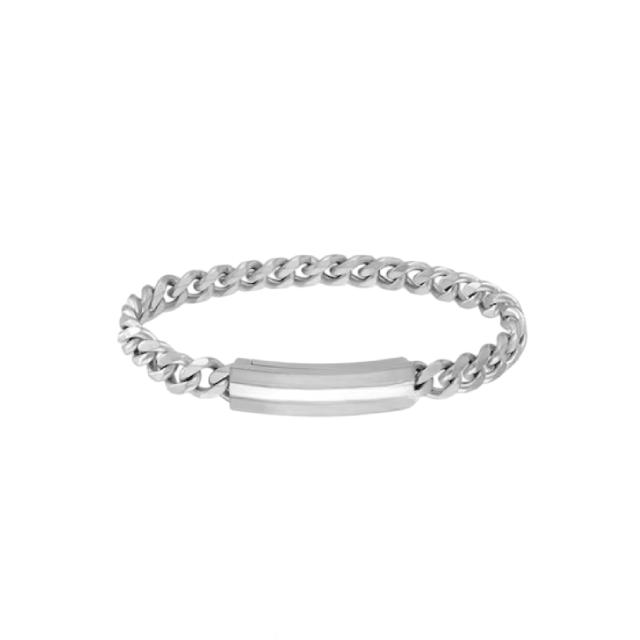 Bracelet Identité en Argent