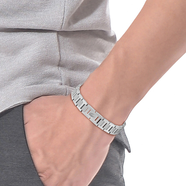 Bracelet "L" Metropole en Acier